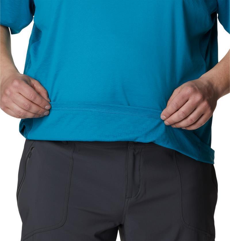 Zero Ice Cirro-Cool SS Shirt - Big - Mens - Deep Marine / Deep Marine Heather 5