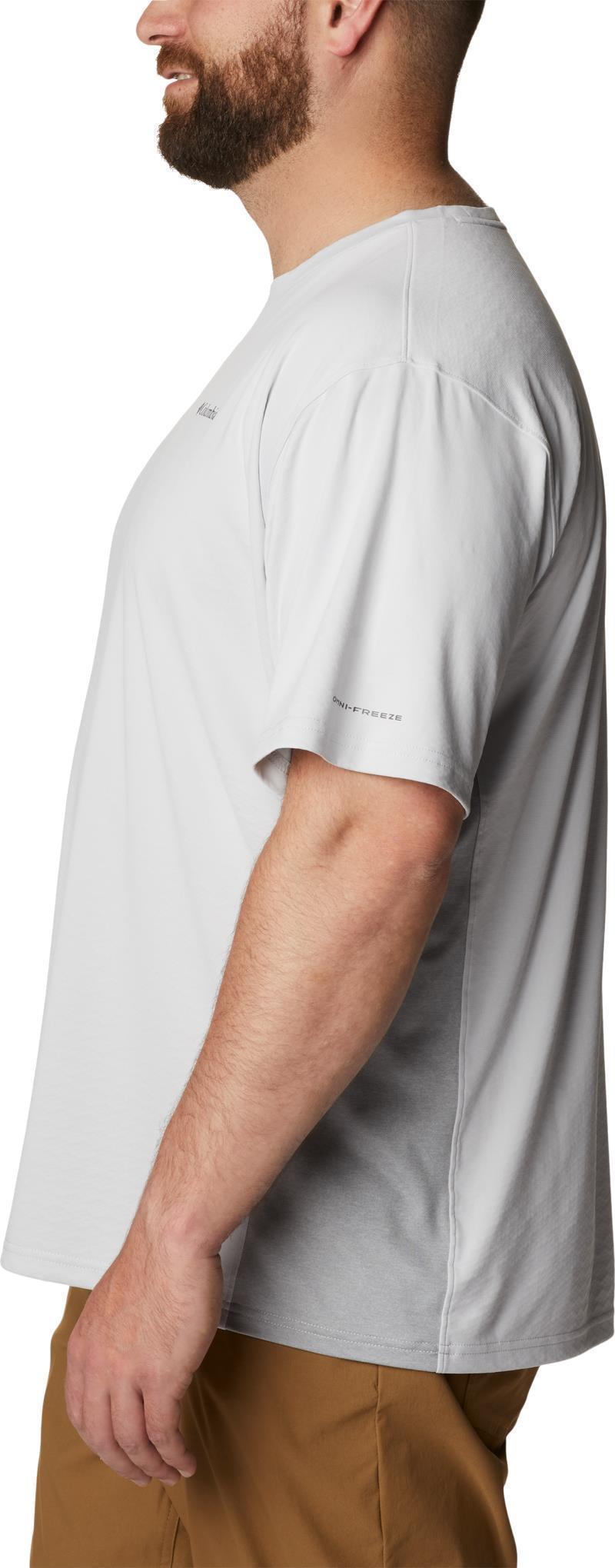 Zero Ice Cirro-Cool SS Shirt - Big - Mens - Nimbus Grey / Nimbus Grey Heather 3