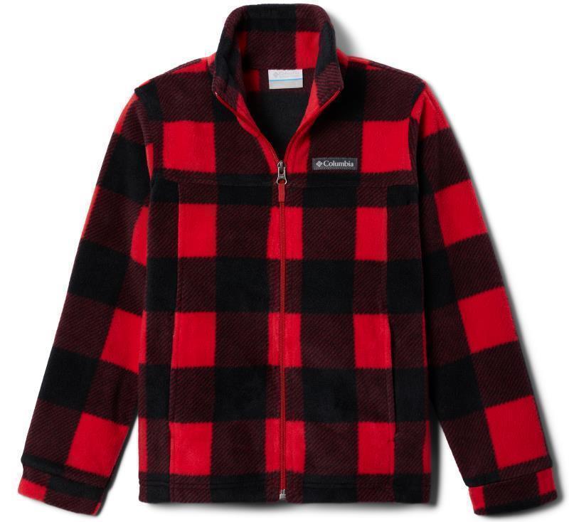 Zing III Fleece - Youth Boys - Mountain Red Check 1