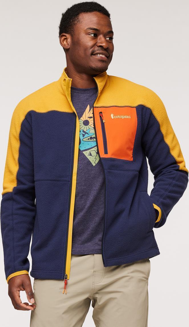 Abrazo Fleece Full-Zip Jacket - Mens - amber / maritime 1