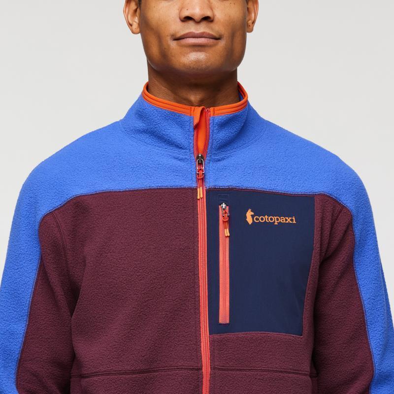 Abrazo Fleece Full-Zip Jacket - Mens - blue violet / wine 1