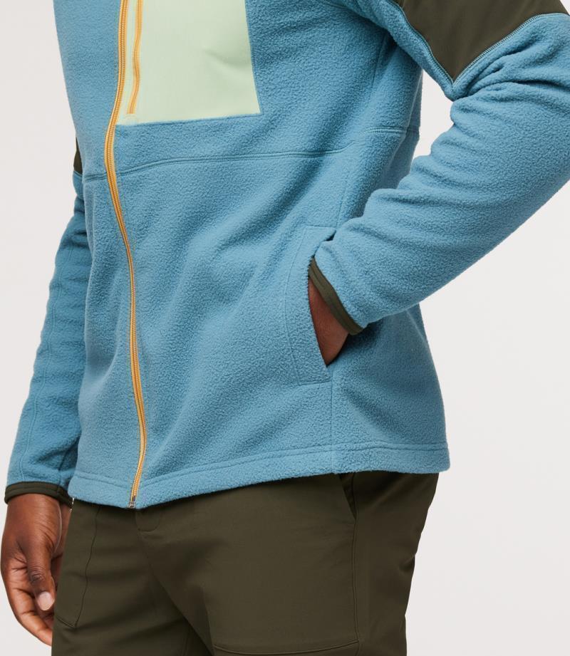 Abrazo Fleece Full-Zip Jacket - Mens - woods / blue spruce 1