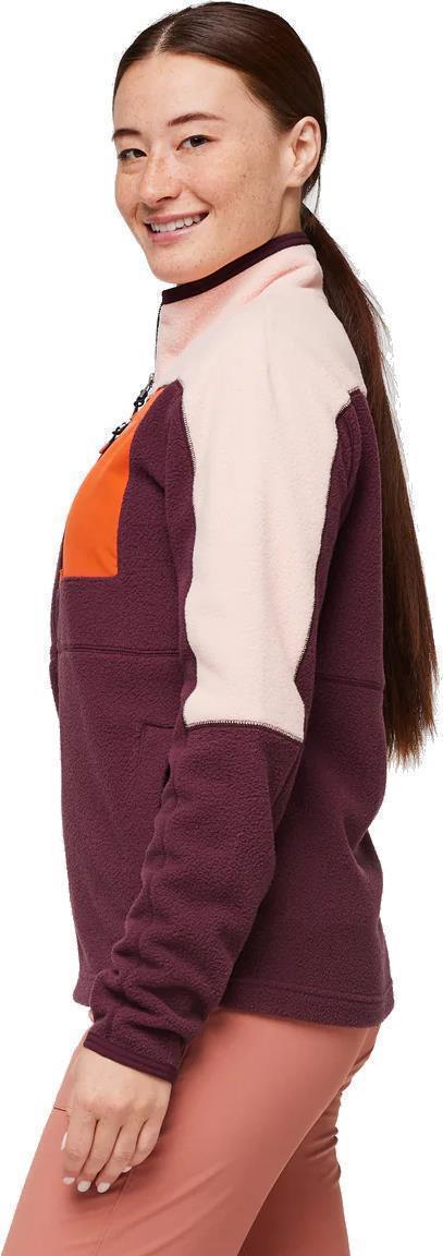 Abrazo Fleece Full-Zip Jacket - Womens - rosewood / wine 1