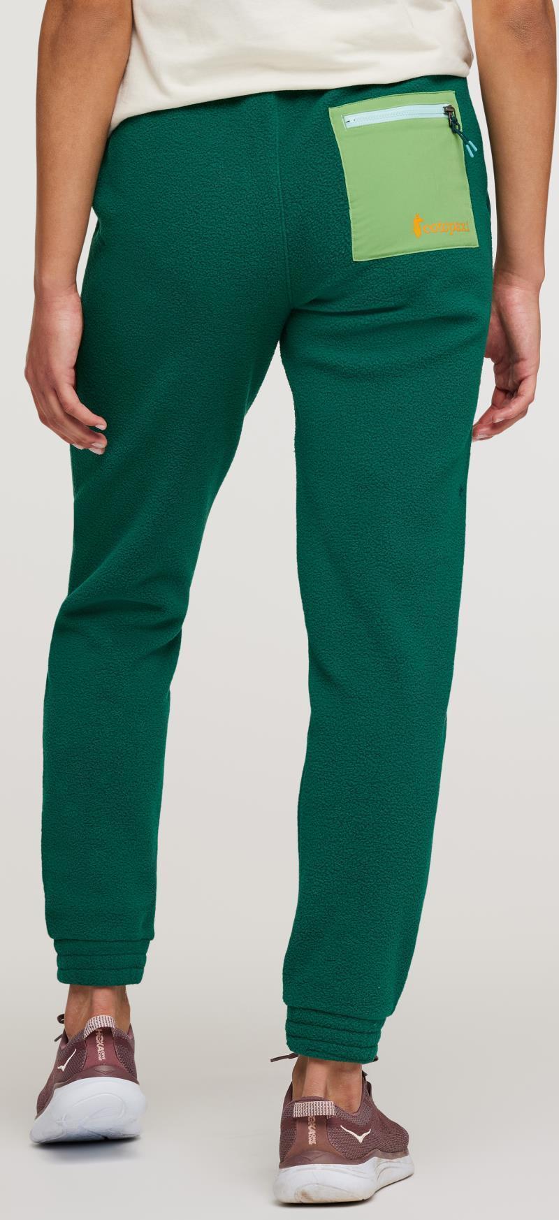 Abrazo Fleece Joggers - Womens - Greenery 4