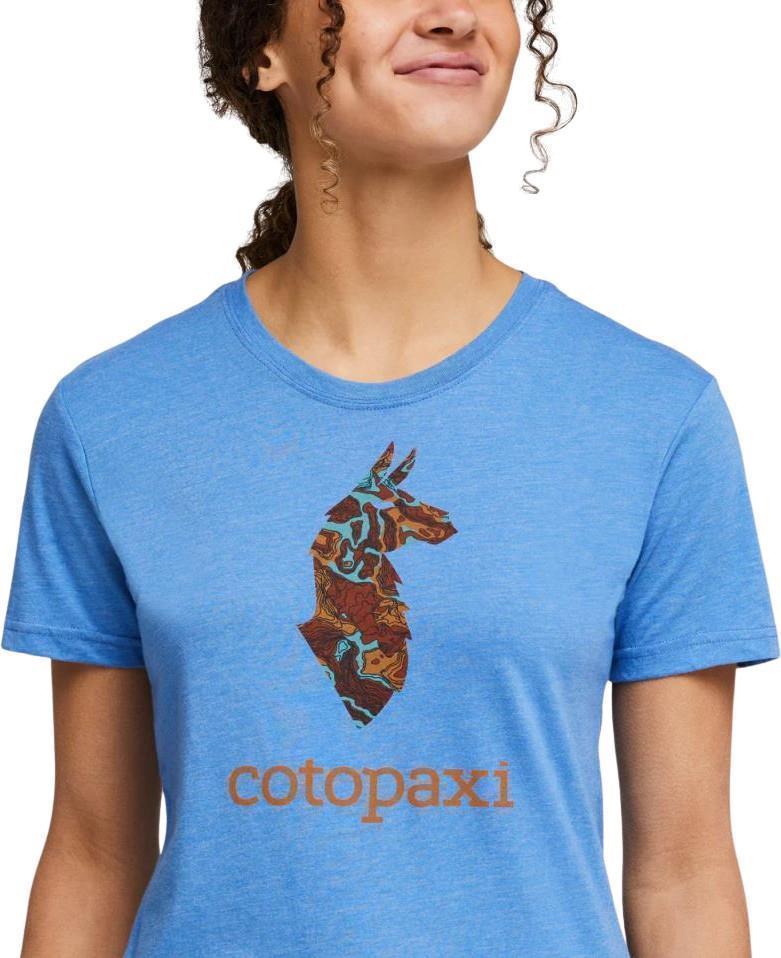 Altitude Llama Organic T-Shirt - Womens - lupine 1