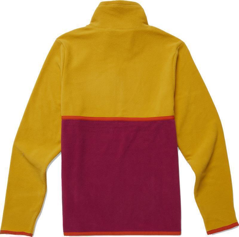 Amado Fleece Pullover - Womens - Amber / Raspberry 2
