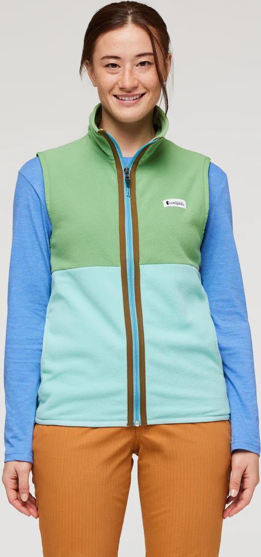 Amado Fleece Vest - Womens - Kelp / Sea Glass 2