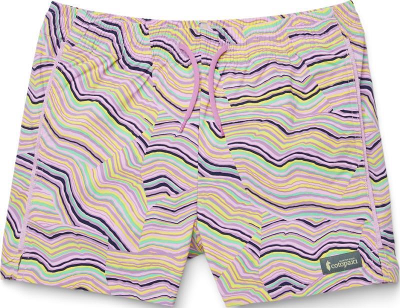 Brinco Shorts, 3" Inseam, Printed - Womens - Lemonade / Orchid Bloom 3