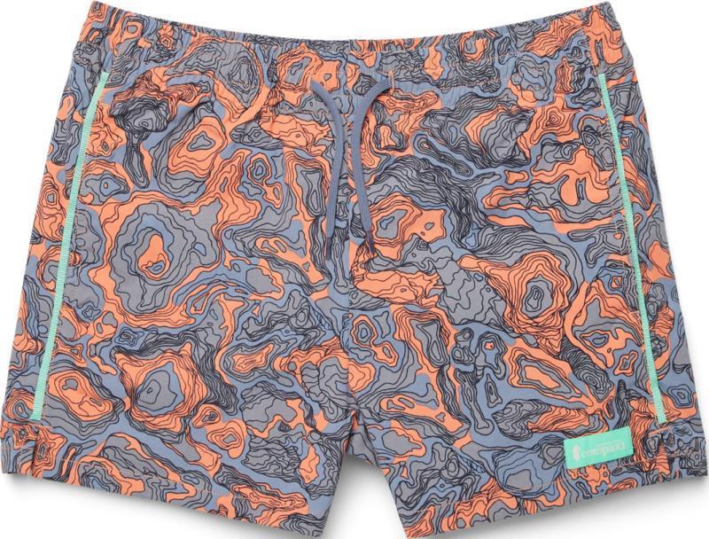 Brinco Shorts, 3" Inseam, Printed - Womens - Tempest / Hot Punch 1