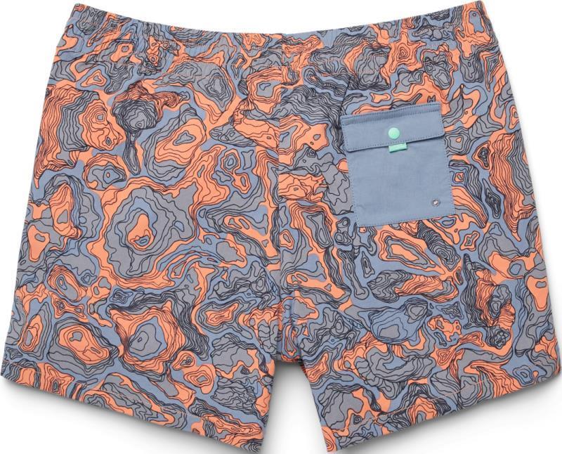 Brinco Shorts, 3" Inseam, Printed - Womens - Tempest / Hot Punch 2
