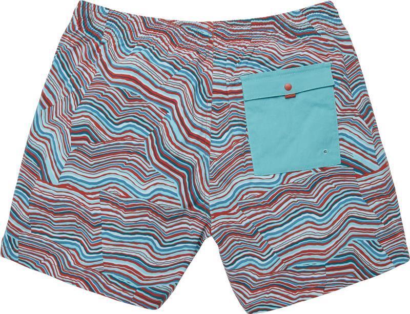 Brinco Shorts, 5" Inseam, Printed - Mens - magma / coastal 1