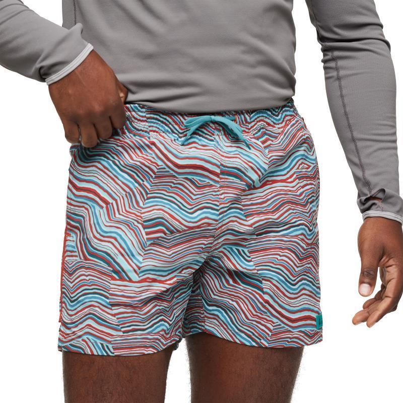 Brinco Shorts, 5" Inseam, Printed - Mens - magma / coastal 1