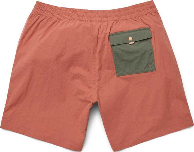 Brinco Shorts, 7" Inseam, Solid - Mens - faded brick 1