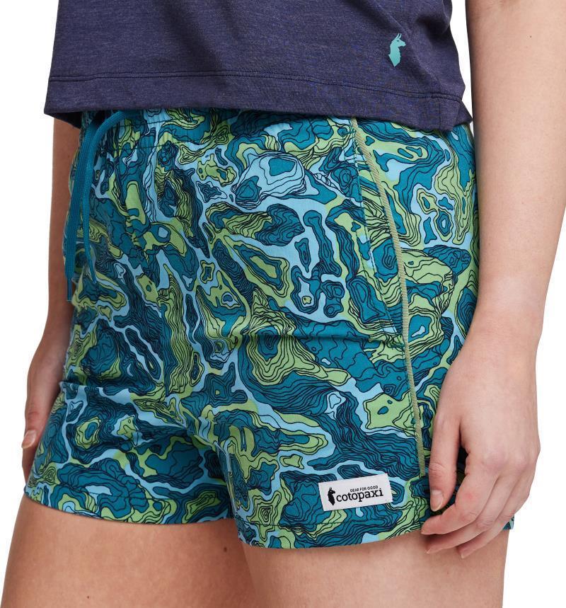 Brinco Shorts - Print - Womens - Gulf / Kelp 3