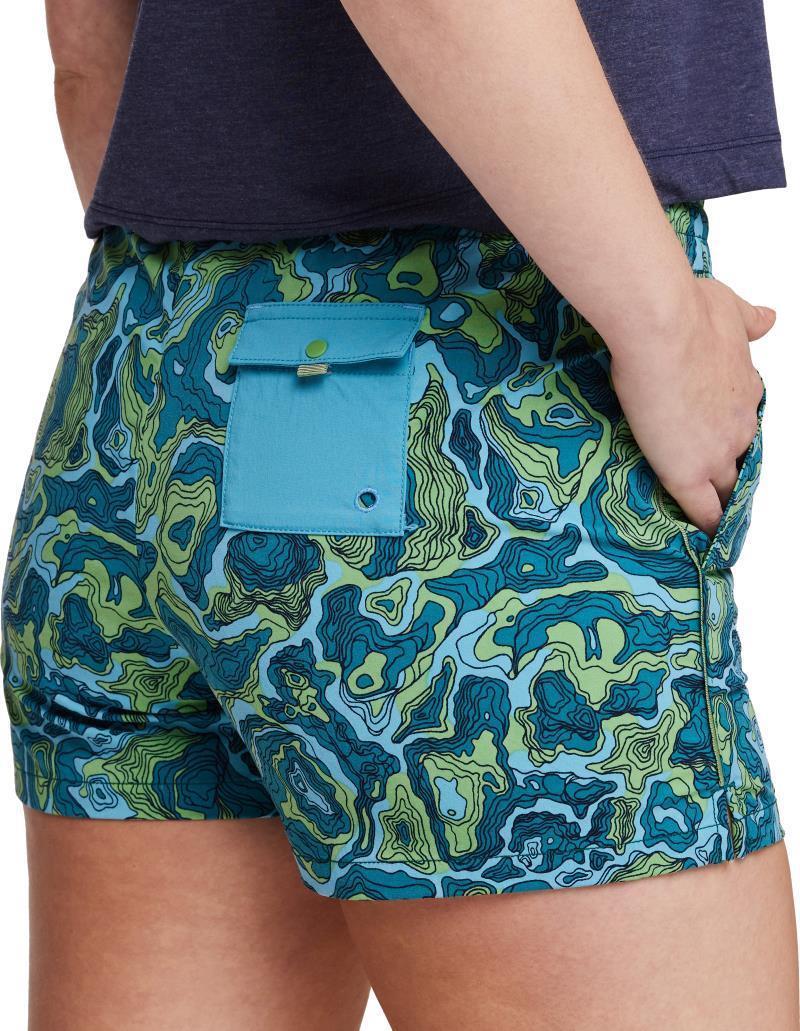 Brinco Shorts - Print - Womens - Gulf / Kelp 4