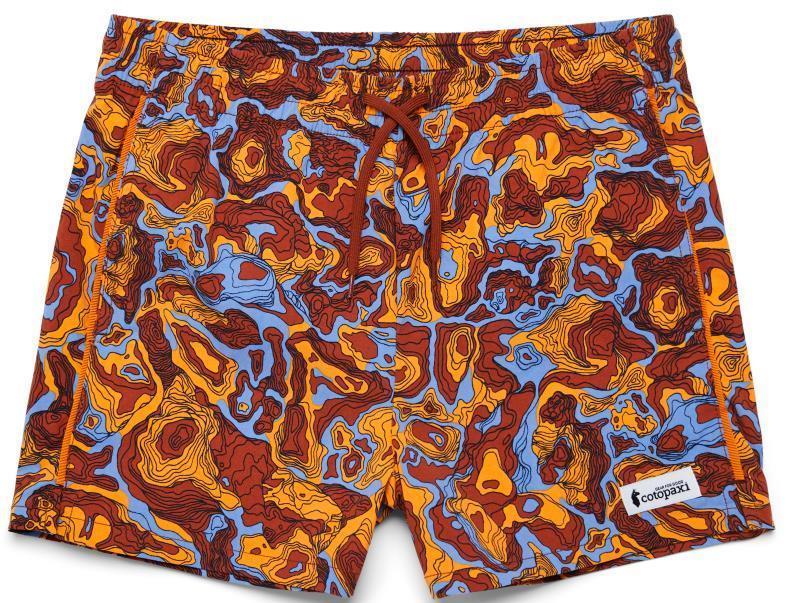 Brinco Shorts - Print - Womens - Spice / Flame 1