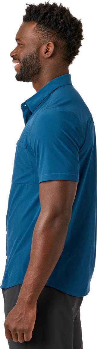 Cambio Button Up Shirt, Solid - Mens - Indigo 2