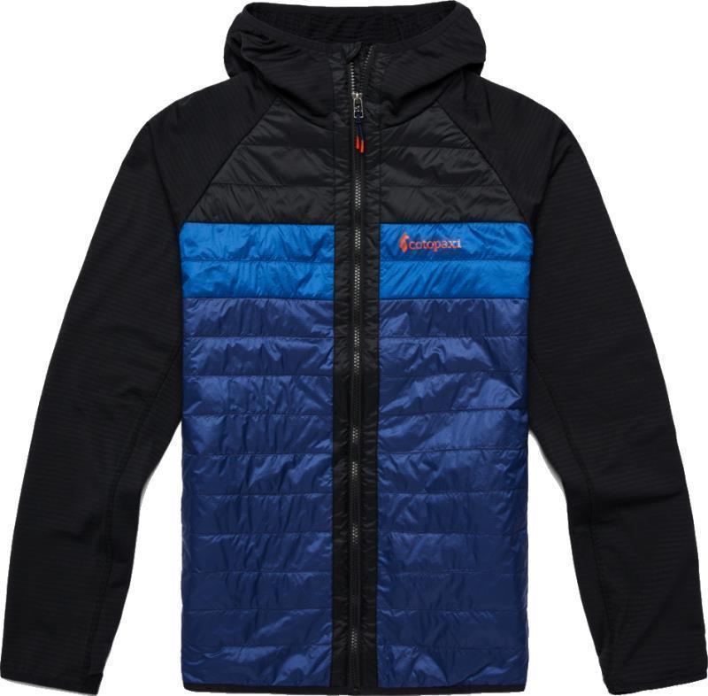 Capa Hybrid Insulated Hooded Jacket - Mens - Black / Maritime 1