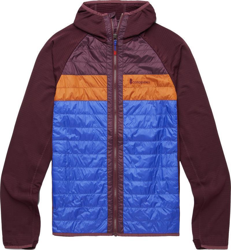 Capa Hybrid Insulated Hooded Jacket - Mens - Wine / Blue Violet 1