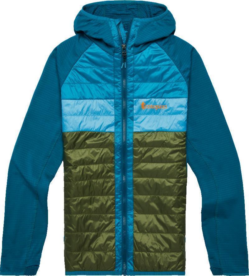 Capa Hybrid Insulated Hooded Jacket - Womens - Gulf / Pine 1