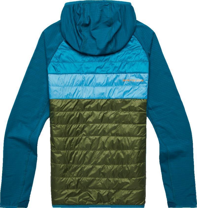 Capa Hybrid Insulated Hooded Jacket - Womens - Gulf / Pine 2