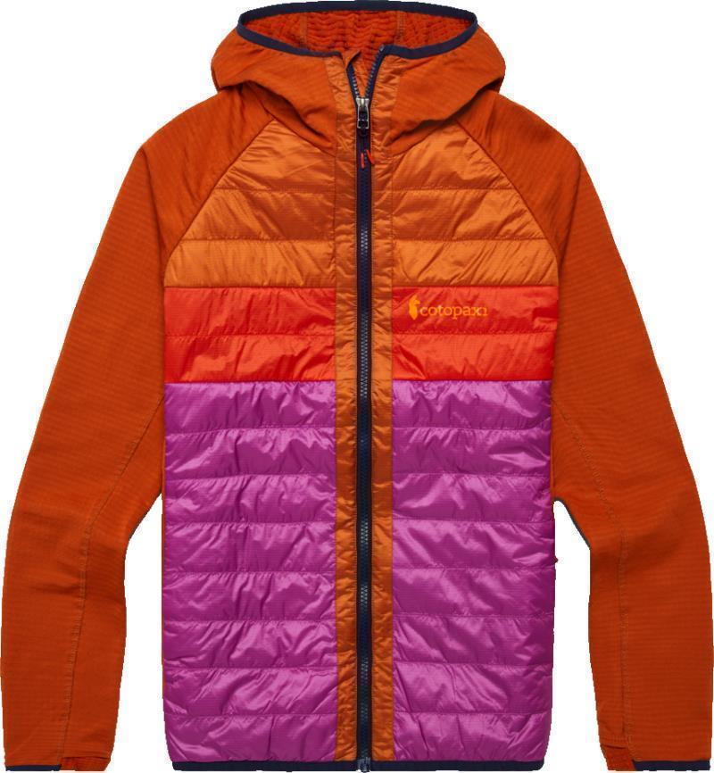 Capa Hybrid Insulated Hooded Jacket - Womens - Mezcal / Foxglove 1