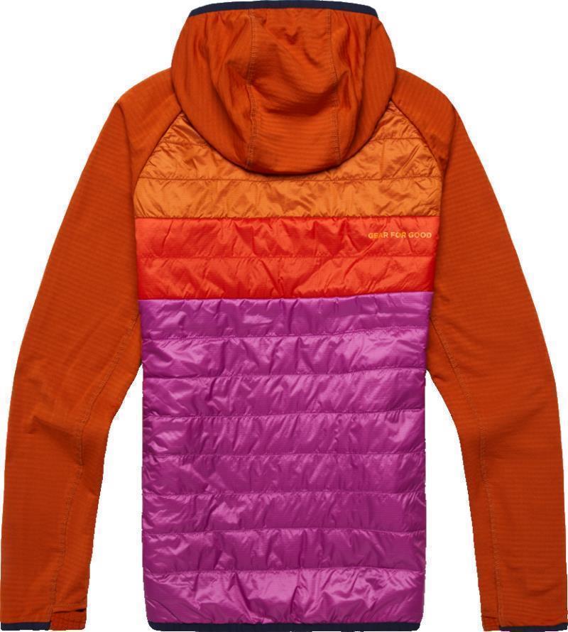 Capa Hybrid Insulated Hooded Jacket - Womens - Mezcal / Foxglove 2