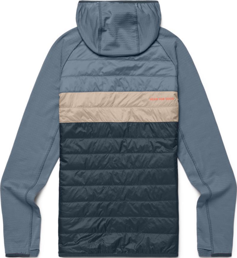 Capa Hybrid Insulated Hooded Jacket - Womens - Tempest and Graphite 2