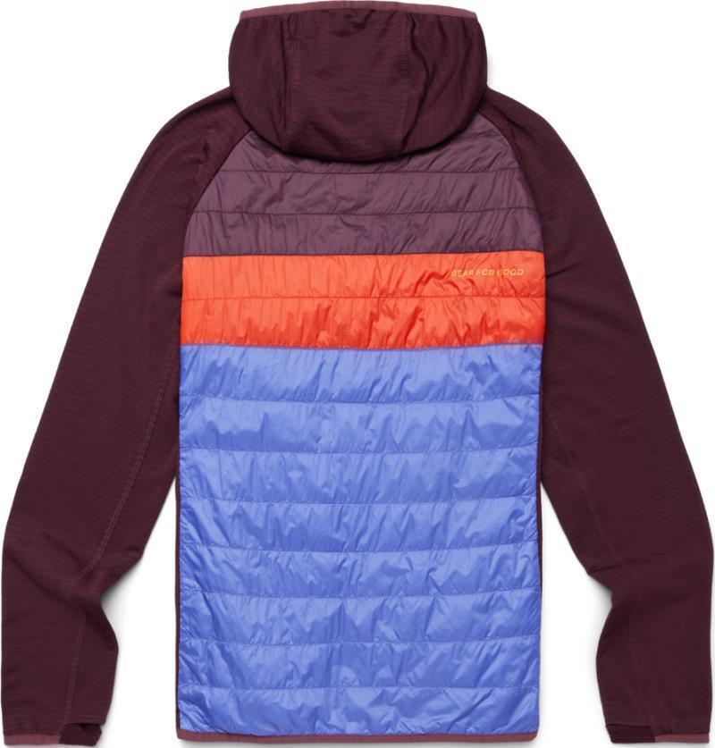 Capa Hybrid Insulated Hooded Jacket - Womens - Wine / Amethyst 2