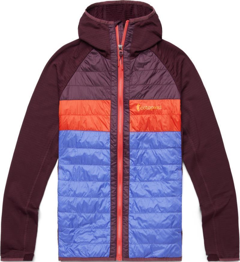 Capa Hybrid Insulated Hooded Jacket - Womens - Wine / Amethyst 1