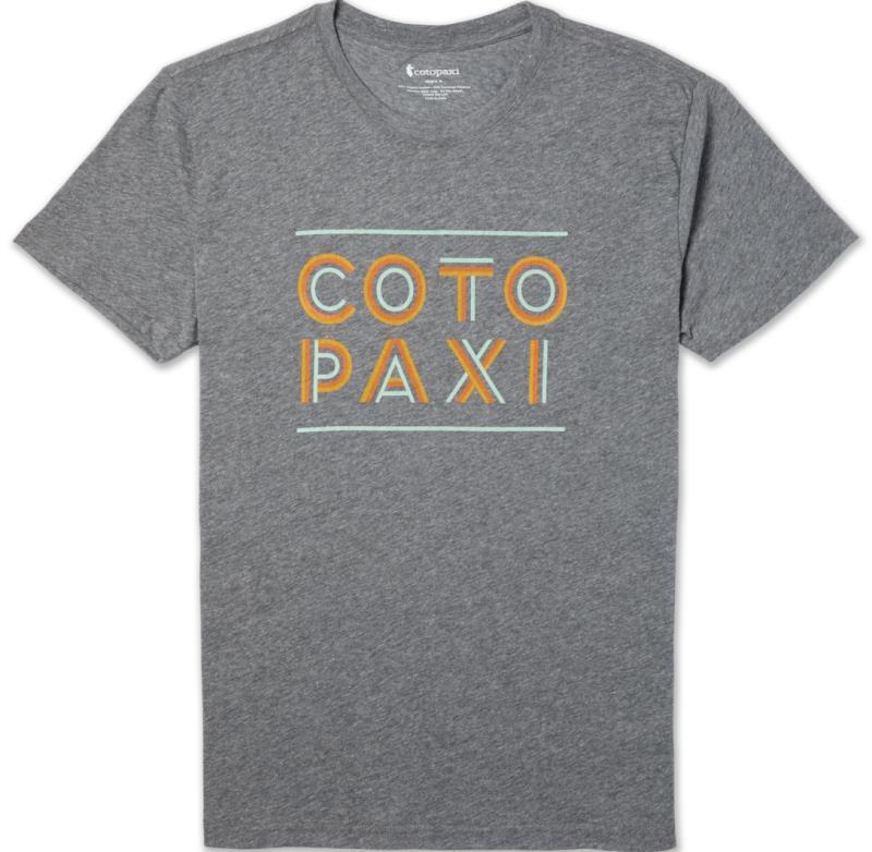Cotopaxi Stripe T-Shirt - Mens - Heather Grey 1