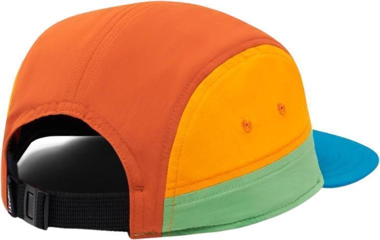Cotopaxi Tech 5-Panel Hat - Raspberry / Gulf 2