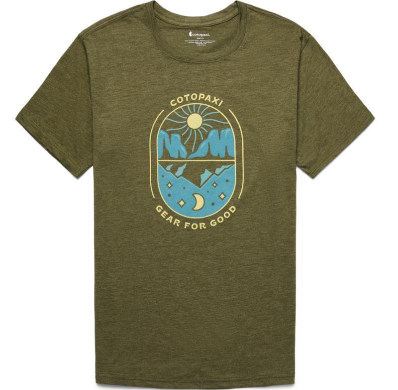 Day and Night Organic T-Shirt - Mens - Pine 1