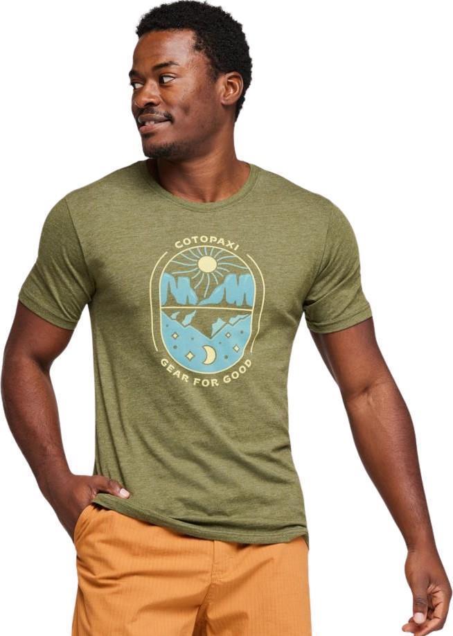 Day and Night Organic T-Shirt - Mens - Pine 3