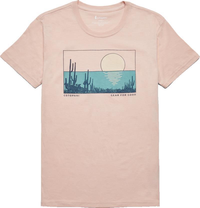 Desert View Organic T-Shirt - Womens - Sand 1
