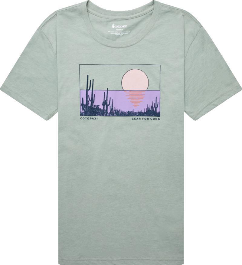 Desert View Organic T-Shirt - Womens - Silver Leaf 1