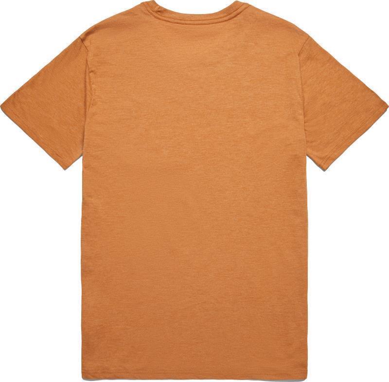 Disco Wave Organic T-Shirt - Mens - saddle 1