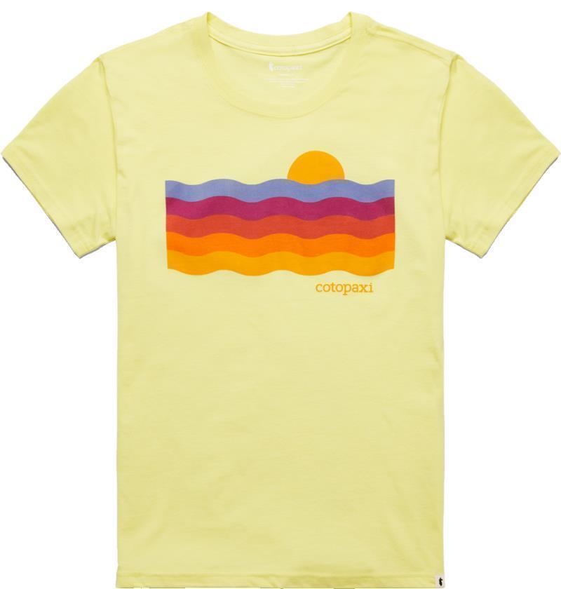 Disco Wave Organic T-Shirt - Womens - Lemonade 1