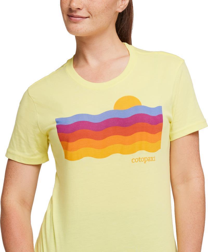 Disco Wave Organic T-Shirt - Womens - Lemonade 3