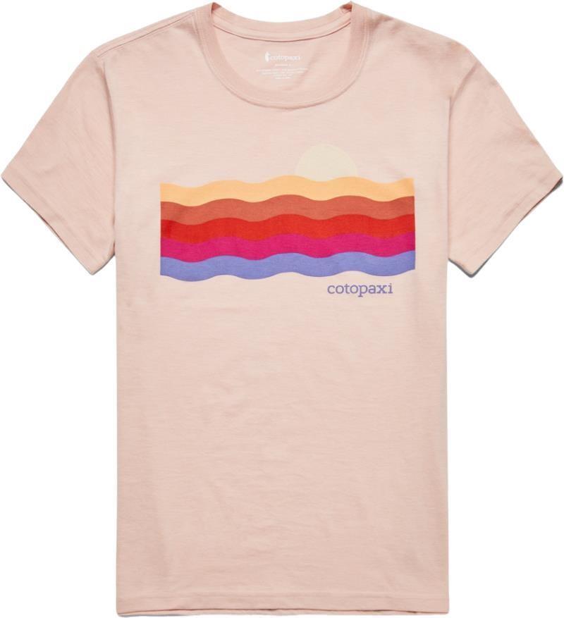 Disco Wave Organic T-Shirt - Womens - Sand 1