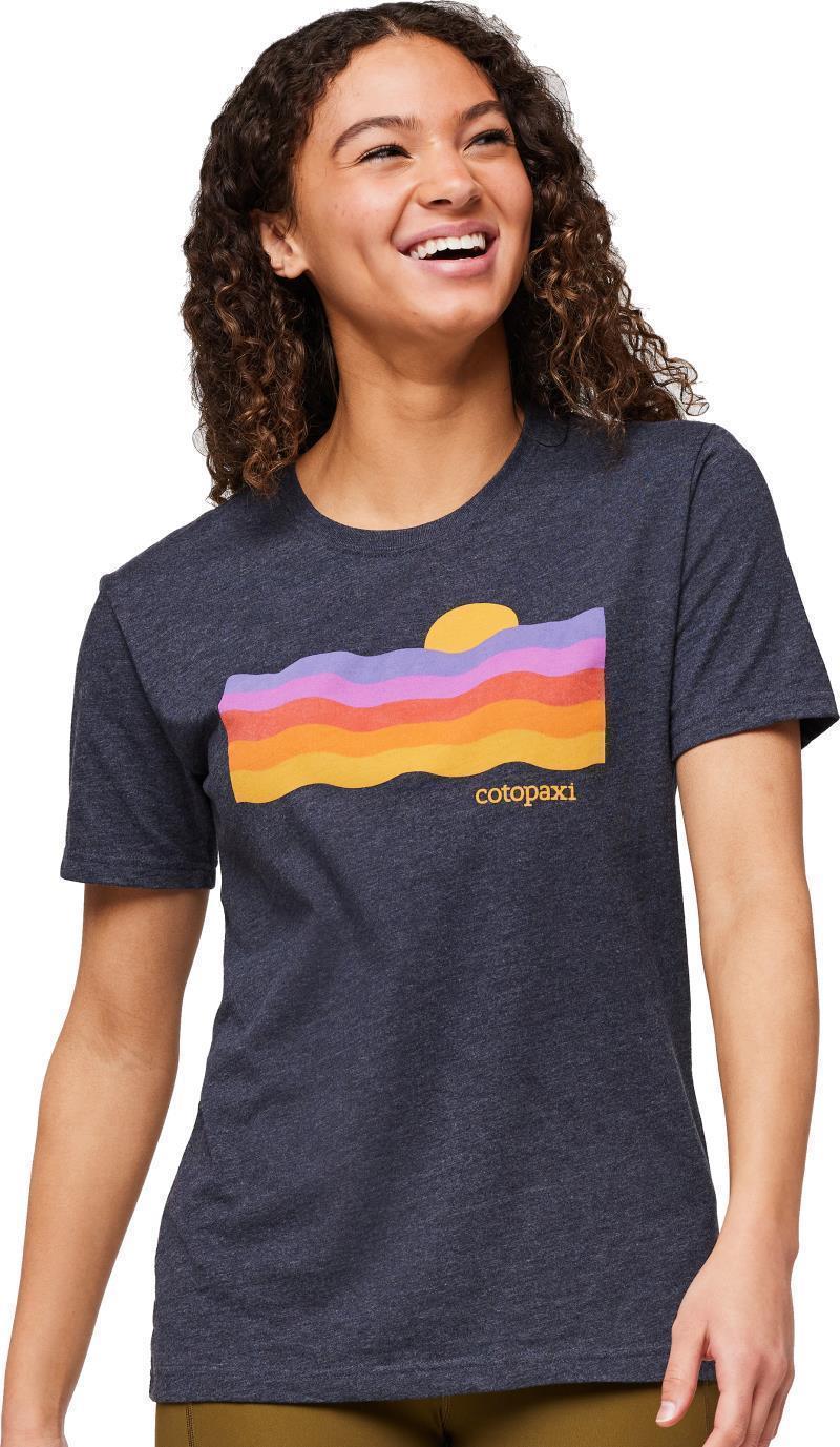 Disco Wave Organic T-Shirt - Womens - graphite 1