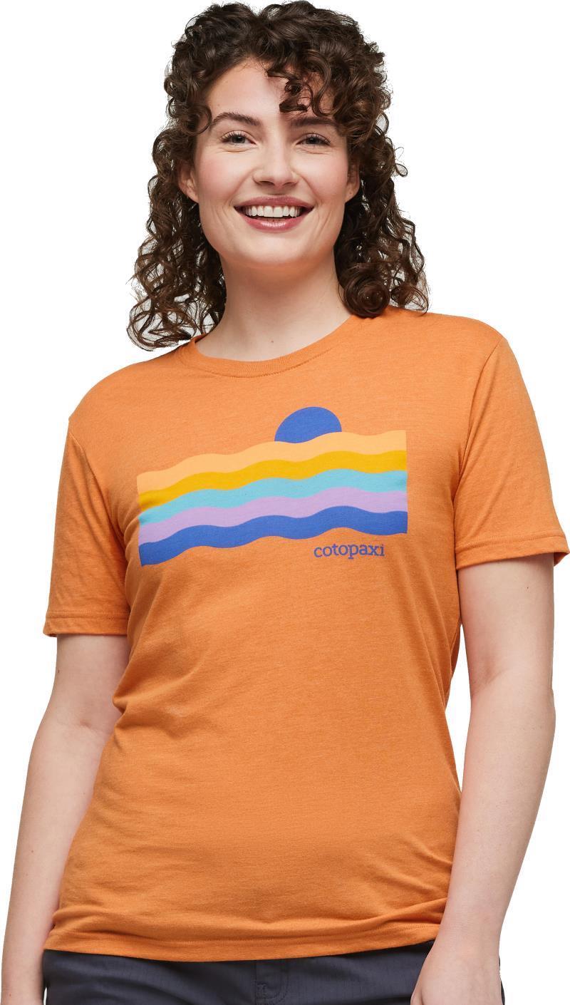 Disco Wave Organic T-Shirt - Womens - tamarindo 1