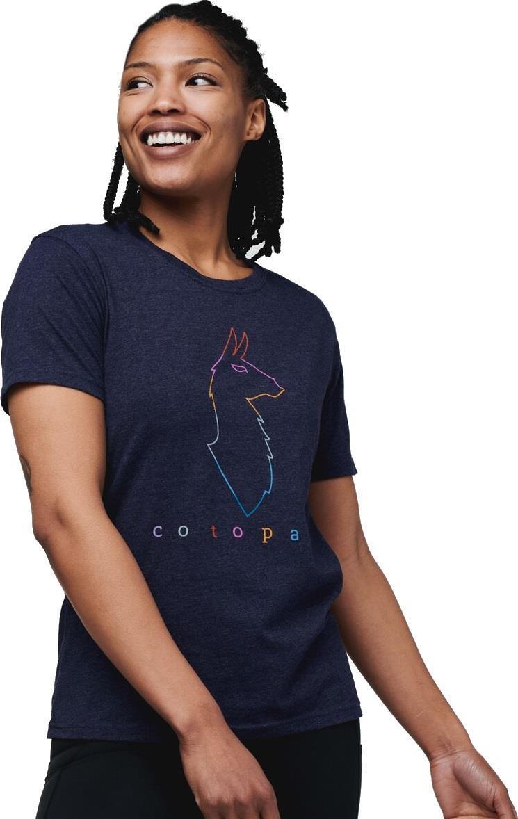 Electric Llama T-Shirt - Womens - Maritime 1