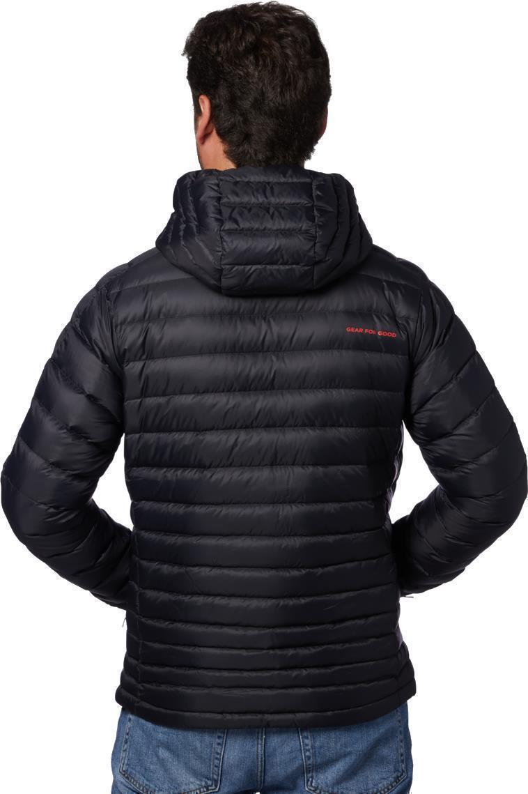 Fuego Down Hooded Jacket - Mens - Black 5