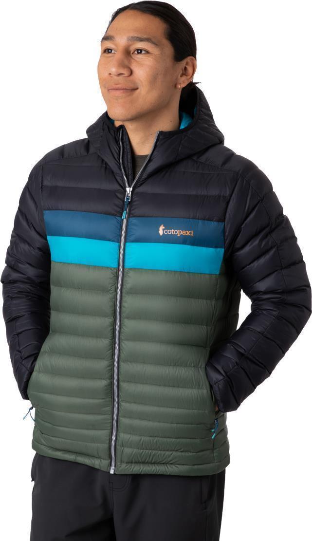Fuego Down Hooded Jacket - Mens - Black / Spruce 1