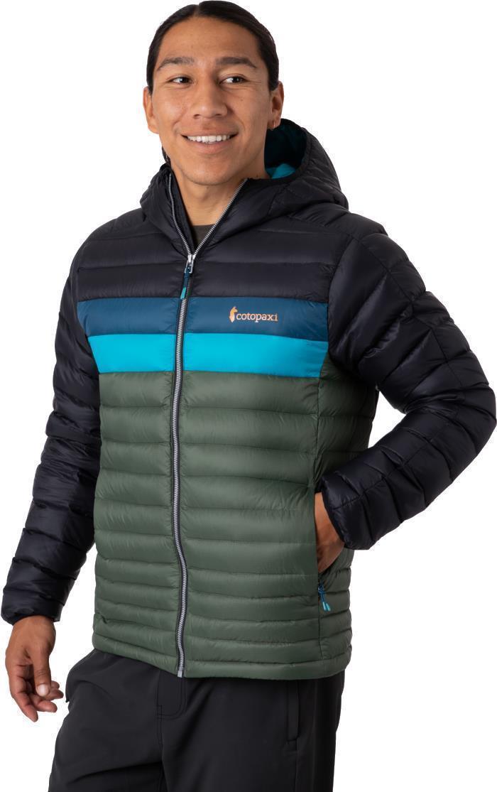 Fuego Down Hooded Jacket - Mens - Black / Spruce 2