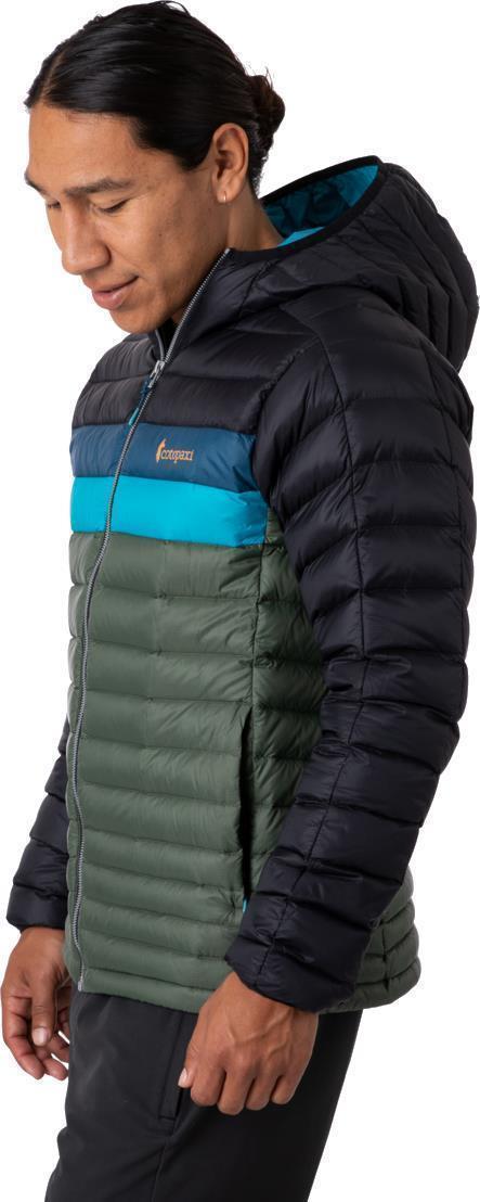 Fuego Down Hooded Jacket - Mens - Black / Spruce 3