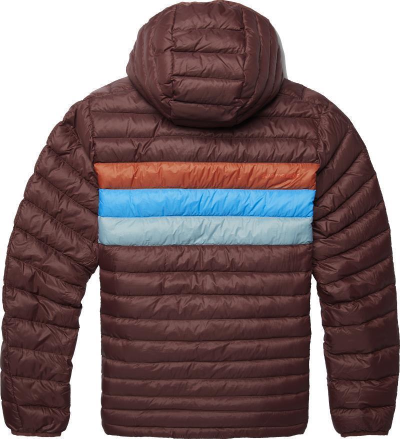 Fuego Down Hooded Jacket - Mens - Chestnut Stripes 2