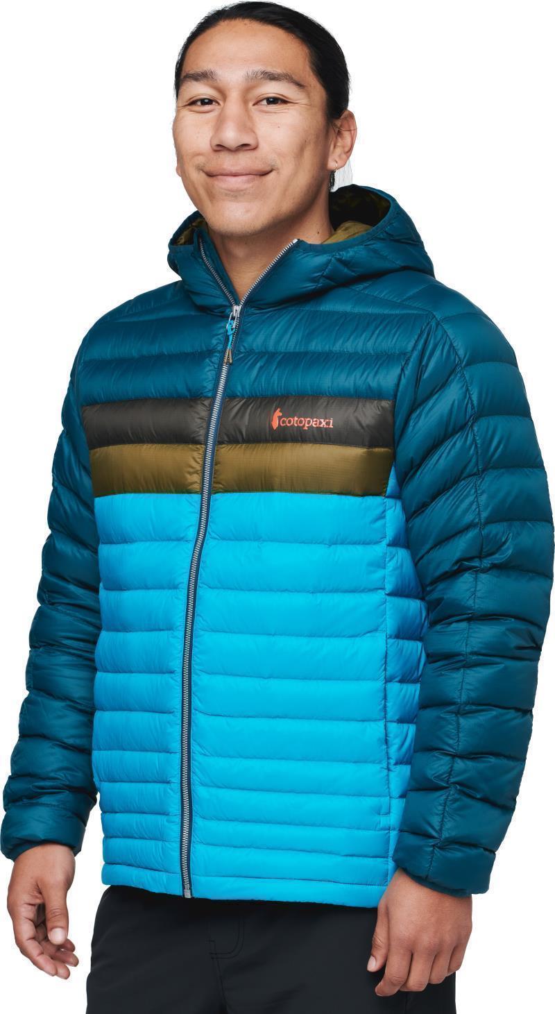 Fuego Down Hooded Jacket - Mens - Deep Ocean / Mineral Blue 1