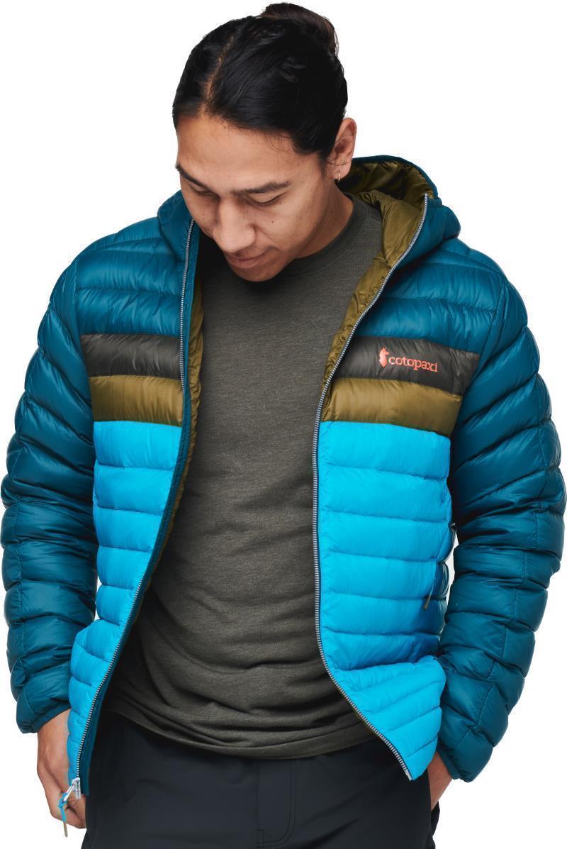 Fuego Down Hooded Jacket - Mens - Deep Ocean / Mineral Blue 2